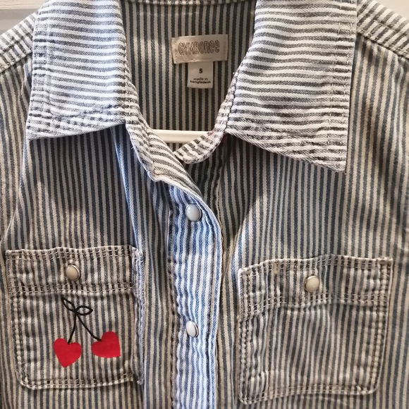 Gymboree Oversized Denim Shirt - Picture 3 of 7